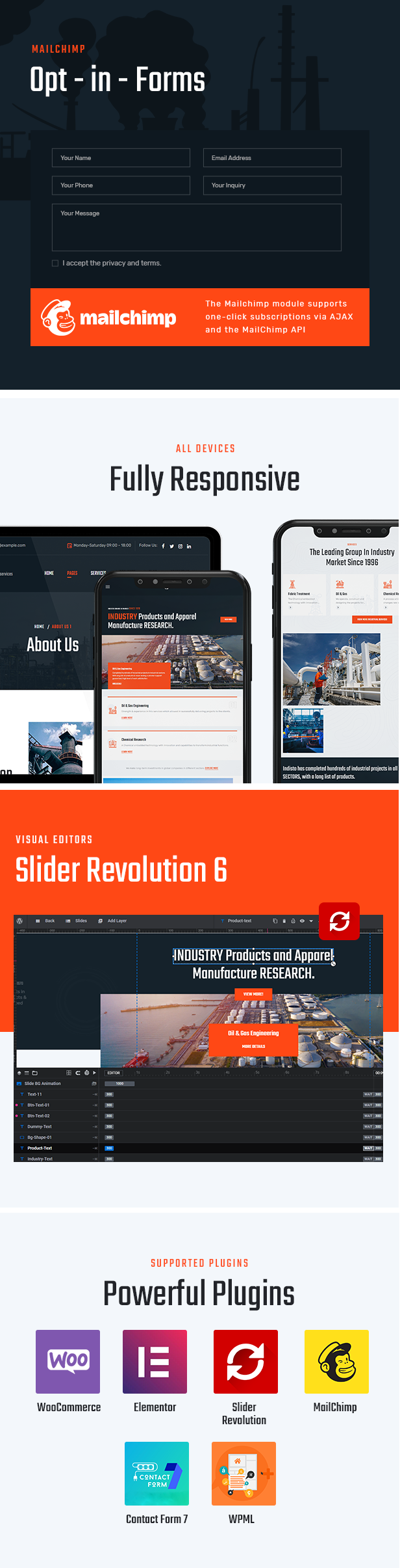 Industries and Factory WordPress Theme